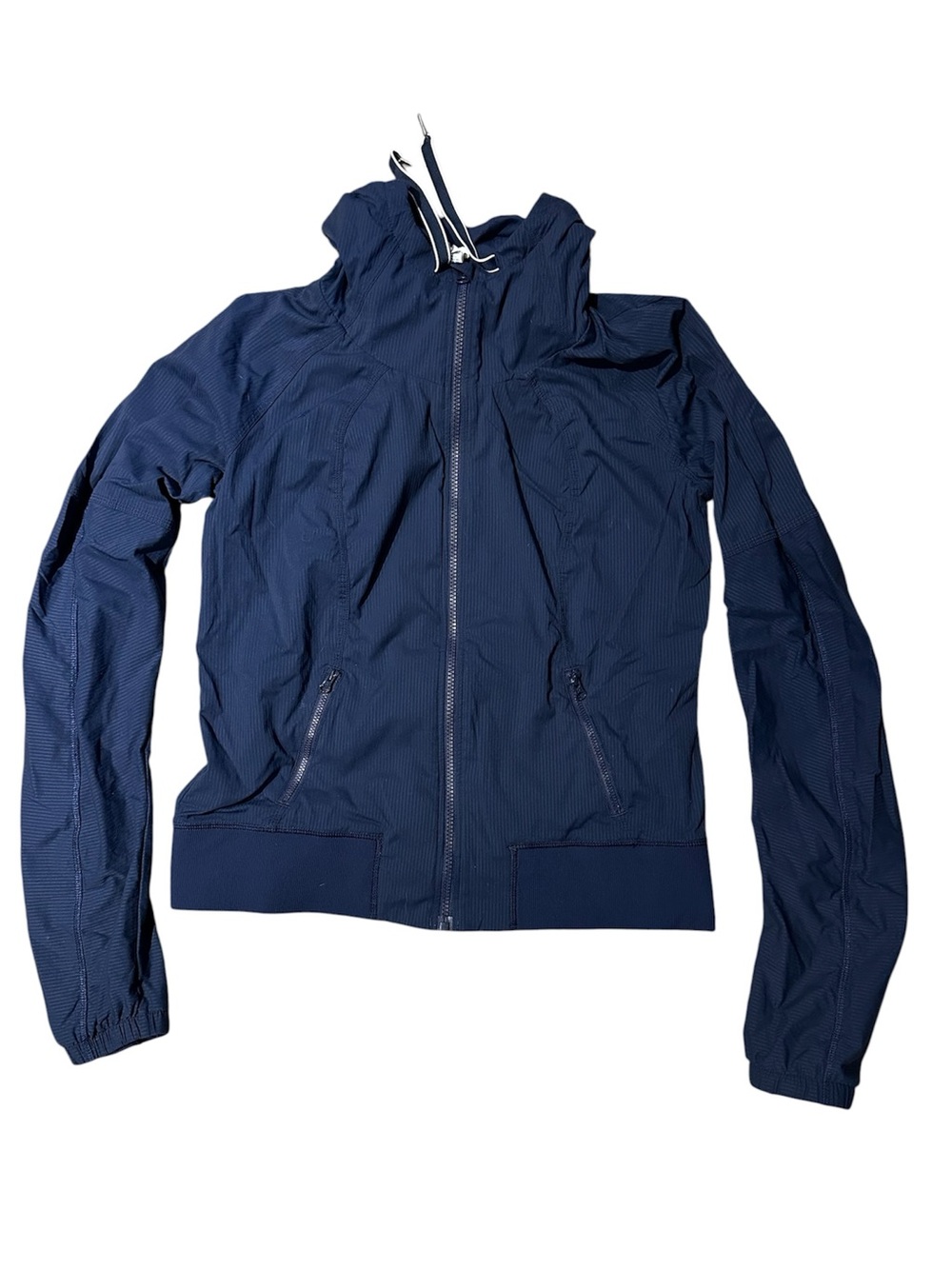 Lululemon Navy Hooded Zip Jacket Size 10